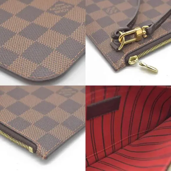 Louis Vuitton  Damier Ebene Neverfull MM GM Pochette 2016 - Picture 3 of 15